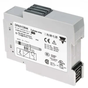 DIN Rail Frequency Phase Voltage Monitoring Relay 102 318V ac 45 440Hz 3 Phase