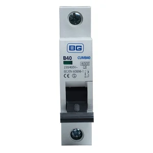 BG CUCRB40A 40A Single Pole Compact RCBO 'B Curve Type A'