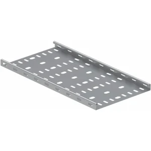 225mm Galv Medium Duty Return Flange Cable Tray Length - 3mtr