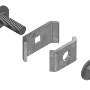 Valk Galvanised Coupling Clamp For Cable Basket