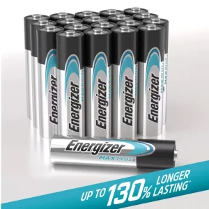 Energizer AAA Alkaline Batteries Max Plus LR03 1.5V Pack of 20