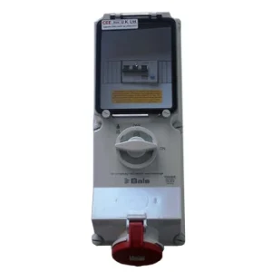 Switched Interlocked RCD Protected Socket 63A 400V 5P IP44 A Type