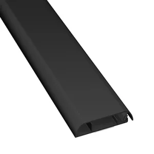 Black 60x15mm D-Line TV Trunking 1 Metre