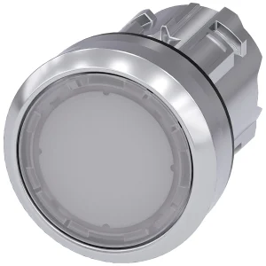 Illuminated Push Button 22mm Round Metal