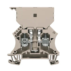 WSI 250V 6.3A Wemid Fuse Terminal Block 60 x 11.9 x 66.5mm Dark Beige