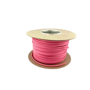 4mm PINK PVC sleeving 100m - Drum