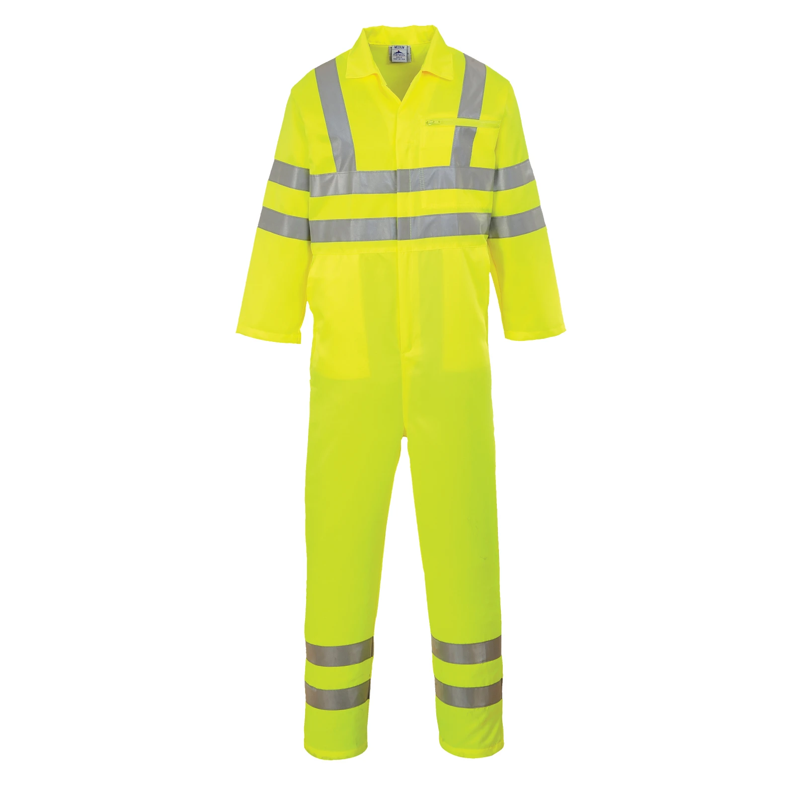 Portwest E042 HI-Vis Polycotton Coverall Regular Fit XXL Yellow - Image 2