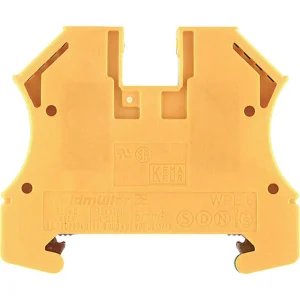 Terminal Wpe 6 Screw Connection 6mm 8Kv 800V Green/Yellow