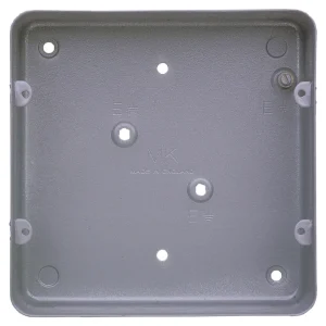 Grid Plus 6/8-Gang Grid Flush Mount Back Box with Knockouts 146mm x 146mm