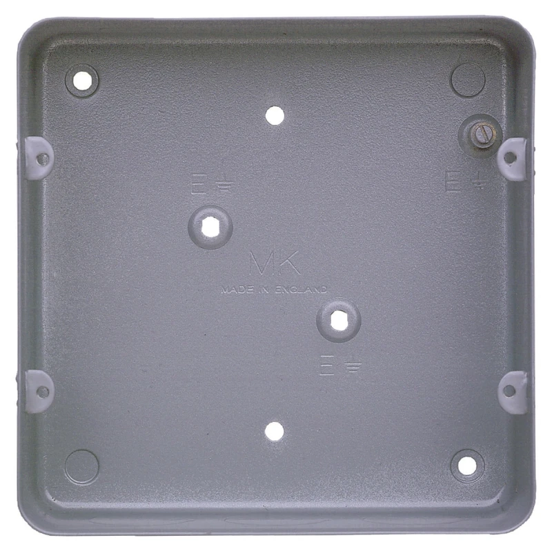 Grid Plus 6/8-Gang Grid Flush Mount Back Box with Knockouts 146mm x 146mm - Image 2