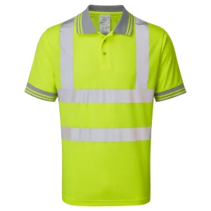 Polyester Polo Shirt XXL Yellow
