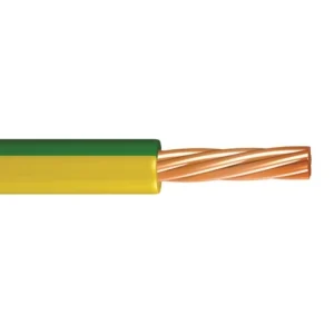 6491X 120.0mm Green/Yellow PVC Basec Cable 1-Core 1m