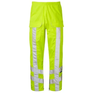 Hi Vis Waterproof Overtrouser Small Yellow