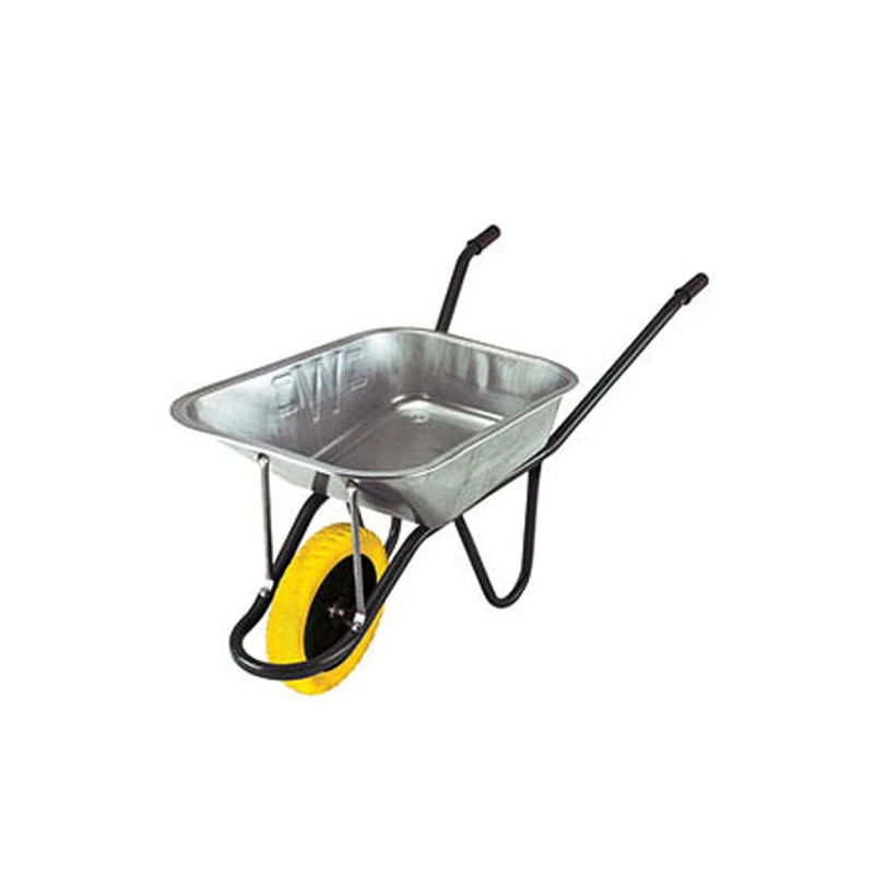 Wheelbarrow Punctureproof Tyre 90L Silver