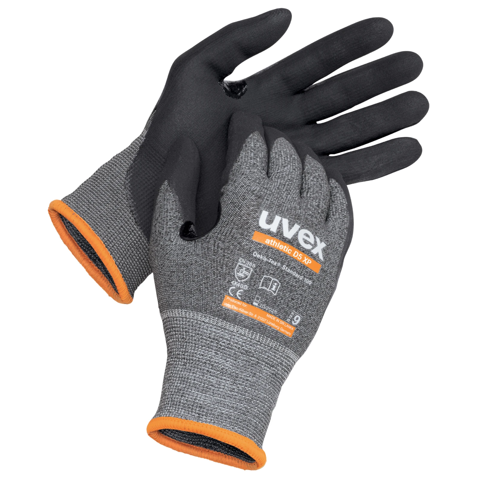 Uvex Athletic D5 XP Glove Size 6