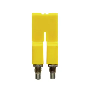 WQV 2-Pole 32A Cross-Connector 7 x 18 x 9.1mm Yellow