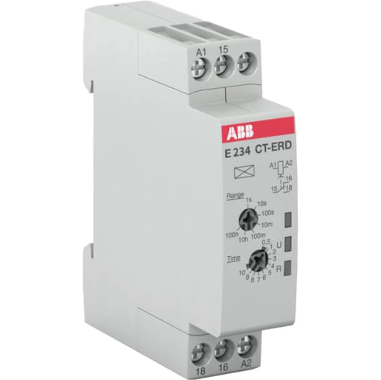 ABB CT-ERD.12 Time relay - ON-delay 1c/o - 24-240VAC 24-48VDC