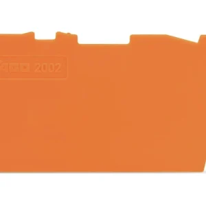 Wago End And Intermediate Plate 0.8mm Thick Orange