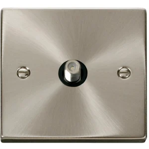 Click VPSC156BK Socket Satellite Single