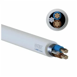 VFP NOBURN 4.0mm² White Fire Performance Soft Skin Standard Cable 2-Core