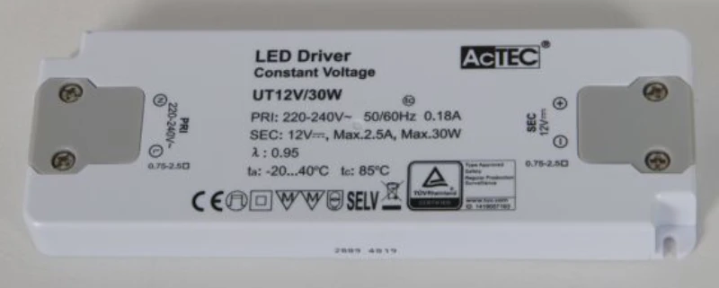 KSR KSRDL298 IP20 30W 12V Non Dimmable LED Driver Max Run 5m - Image 2
