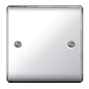 Polished Chrome 1 Gang Blank Plate