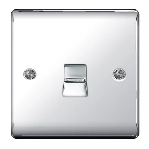BG Nexus NPCBTM1 Telephone Master Socket Polished Chrome 1 Gang