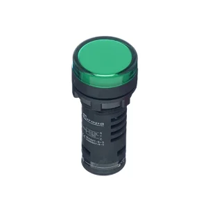 Pilot Light LED IP65 24V AC/DC 22.5mm Green Plastic