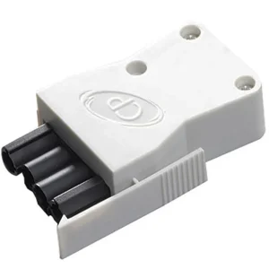 4 Pole Male Connector White Plug