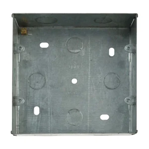 Box 2 Gang K/O Double Row 47mm