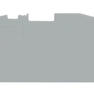 Wago End And Intermediate Plate 1mm Thick Grey