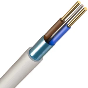 FPPLUS2C 2.5mm² White Fire Performance Soft Skin Enhanced Cable 2-Core