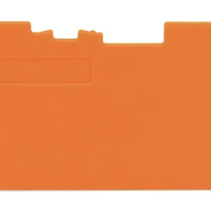 Wago End And Intermediate Plate 1mm Thick Orange
