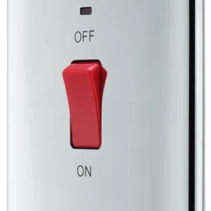 BG Nexus NPC72 Polished Chrome Cooker Control Unit & Neon 45A