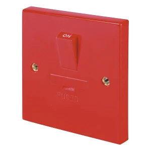 Connection Unit DP Switched Fused Spur 3A Red
