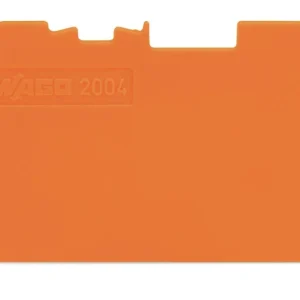 Wago End And Intermediate Plate 1mm Thick Orange