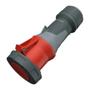 Connector 5P Powertopxtra IP67 Pilot Contact 63A 400V 6H Red
