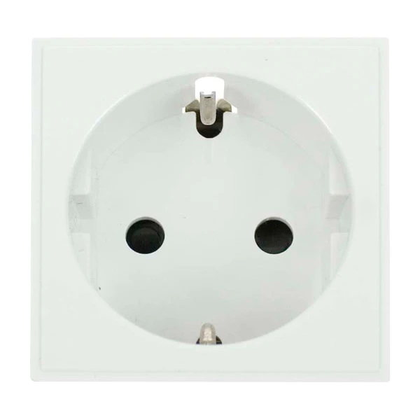 Socket 1 Module Schuko 16A Polar White - Image 2