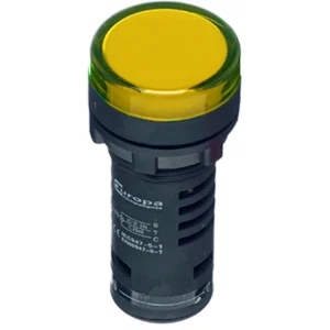 Pilot Light LED IP65 24V AC/DC 22.5mm Amber Plastic