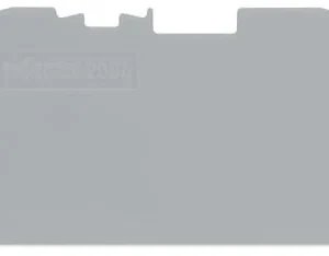 Wago End And Intermediate Plate 1mm Thick Grey