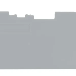 Wago End And Intermediate Plate 1mm Thick Grey