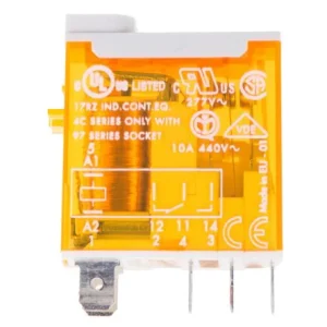 Relay Mini Industrial 1P Co Lockable 16A 24V Ac Test Button&Mec