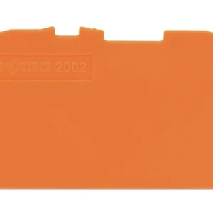 Wago End And Intermediate Plate 0.8mm Thick Orange
