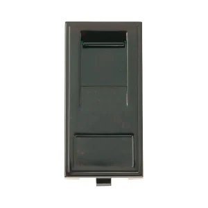 RJ45 Socket CAT6 Module 25 x 50mm Black