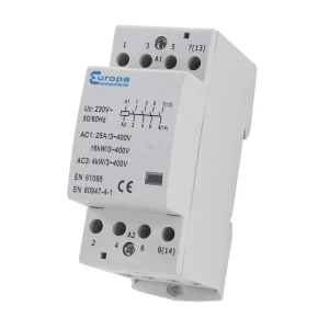 Contactor Modular 4 Pole 4 Normally Open 40A 230V AC