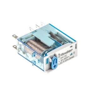 Relay Mini Industrial 2P Co Lockable 8A 24V DC Test Button&Mech