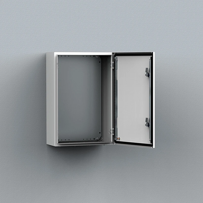 Enclosure Single Door Wall Mounting IP66 400X600X210mm Ral 7035 - Image 2