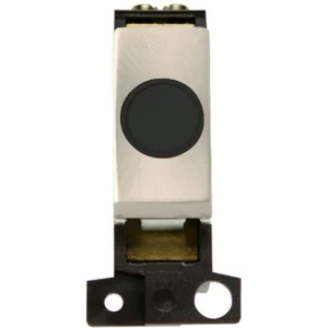 Connection Unit Ingot Flex Outlet 20A Sat Chrome Black Insert