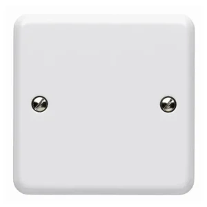 Blanking Plate Without Backbox 86 x 86mm White