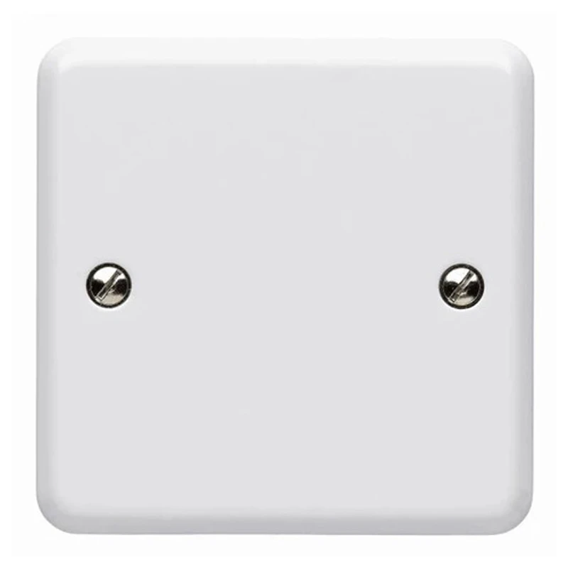 Blanking Plate Without Backbox 86 x 86mm White